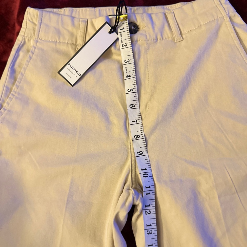 Women’s Ankle Wide Leg Trousers Cream Stretch NWT - Picture 8 of 11